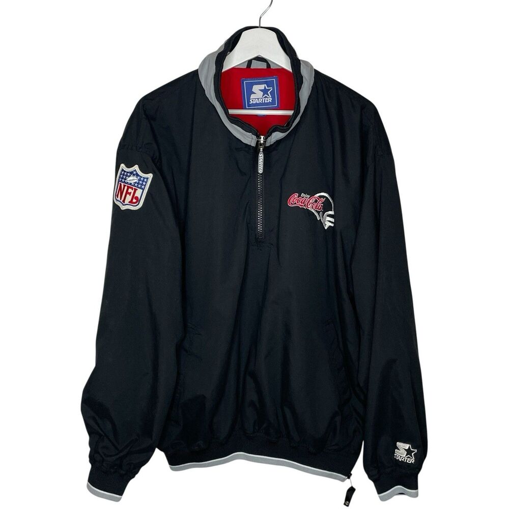 Starter Enjoy COCA-COLA FOOTBALL Embroidered Zippered Golf Large Jacket